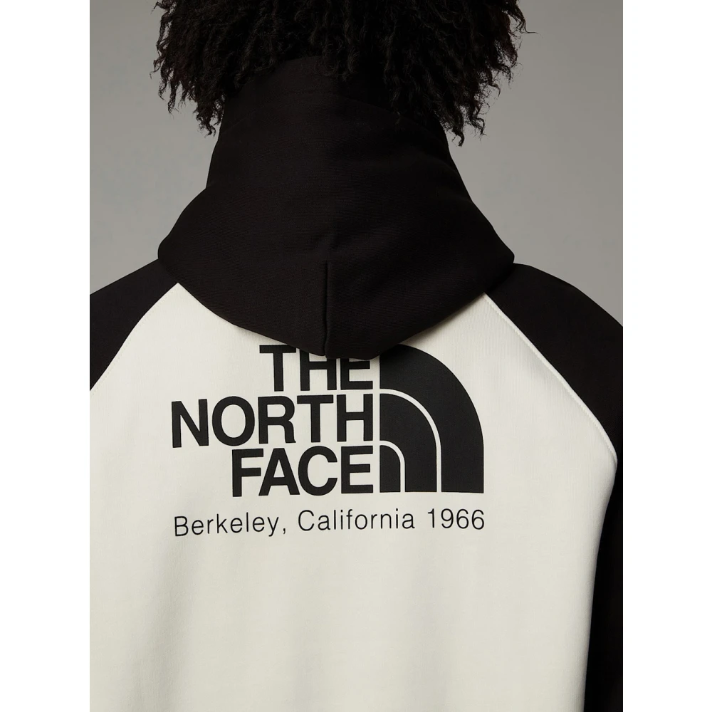 The North Face Heritage Hoodie Sweatshirt White Heren