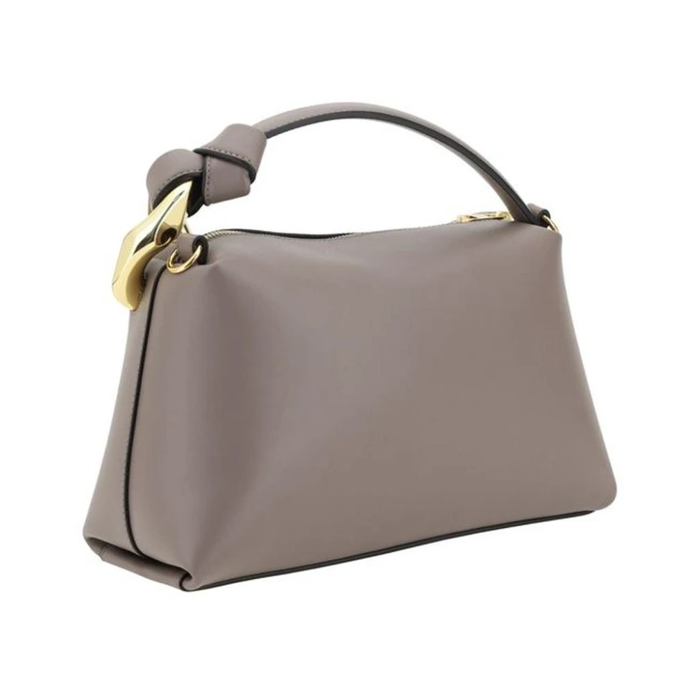 JW Anderson Stijlvolle Leren Handtas met Gouden Ketting Gray Dames