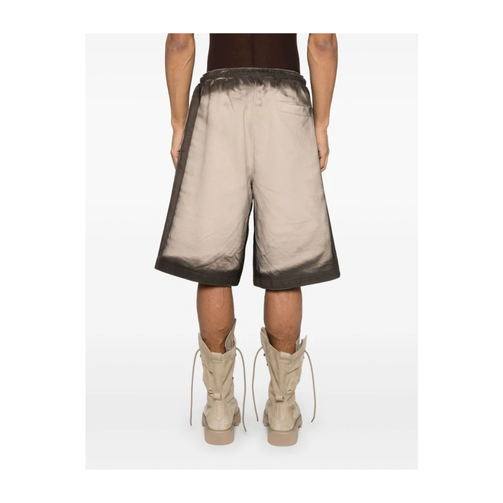 Misbhv Beige Elastische Trekkoord Shorts Beige Heren