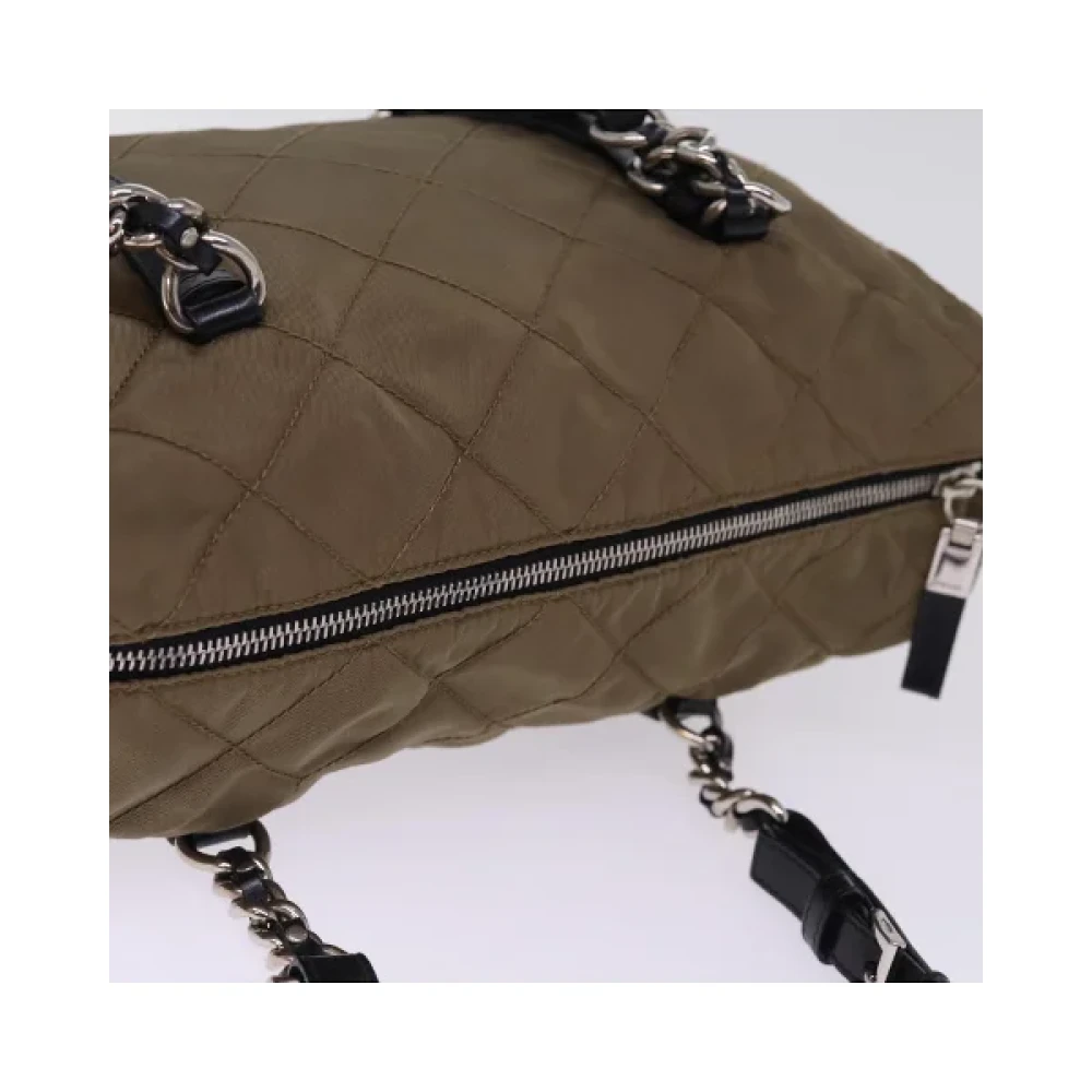 Prada Vintage Pre-owned Nylon prada-bags Brown Dames