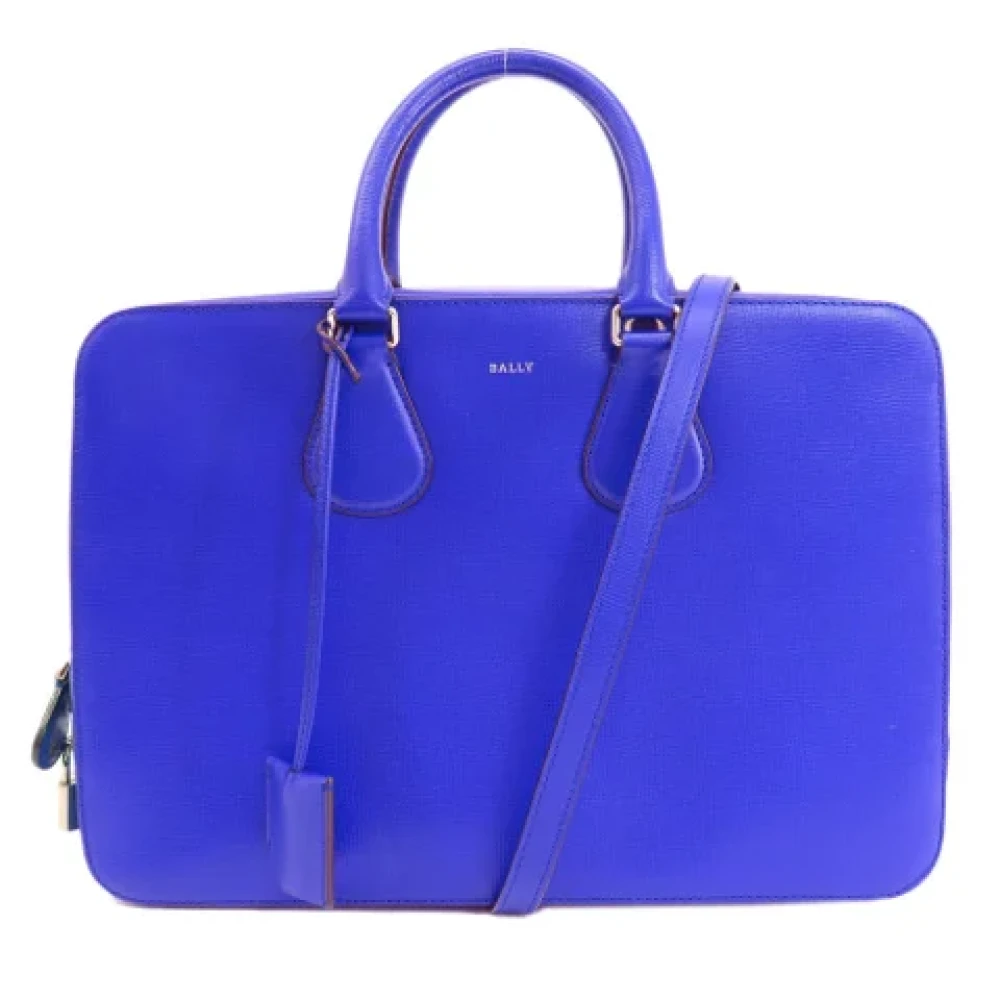 Bally Pre-owned Fabric handbags Blue Dames