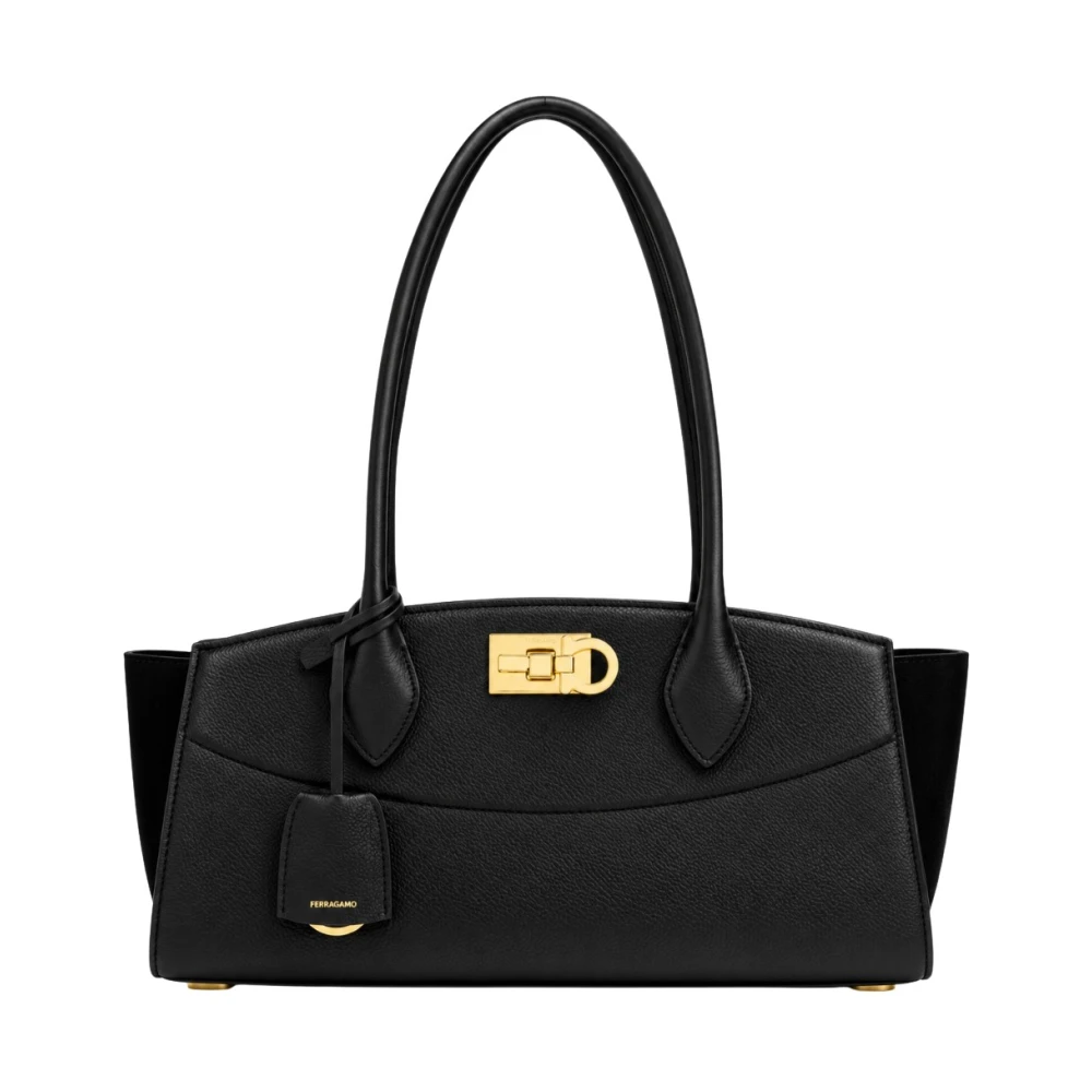 Ferragamo Donna Nero Borse, Taglia Unica, New,