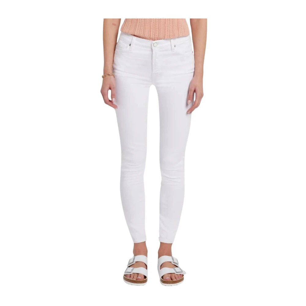 7 For All Mankind Skinny jeans Super Stretch White Dames