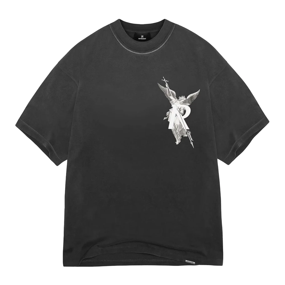Represent Archangel Grafische Oversized T-shirt Gray Heren