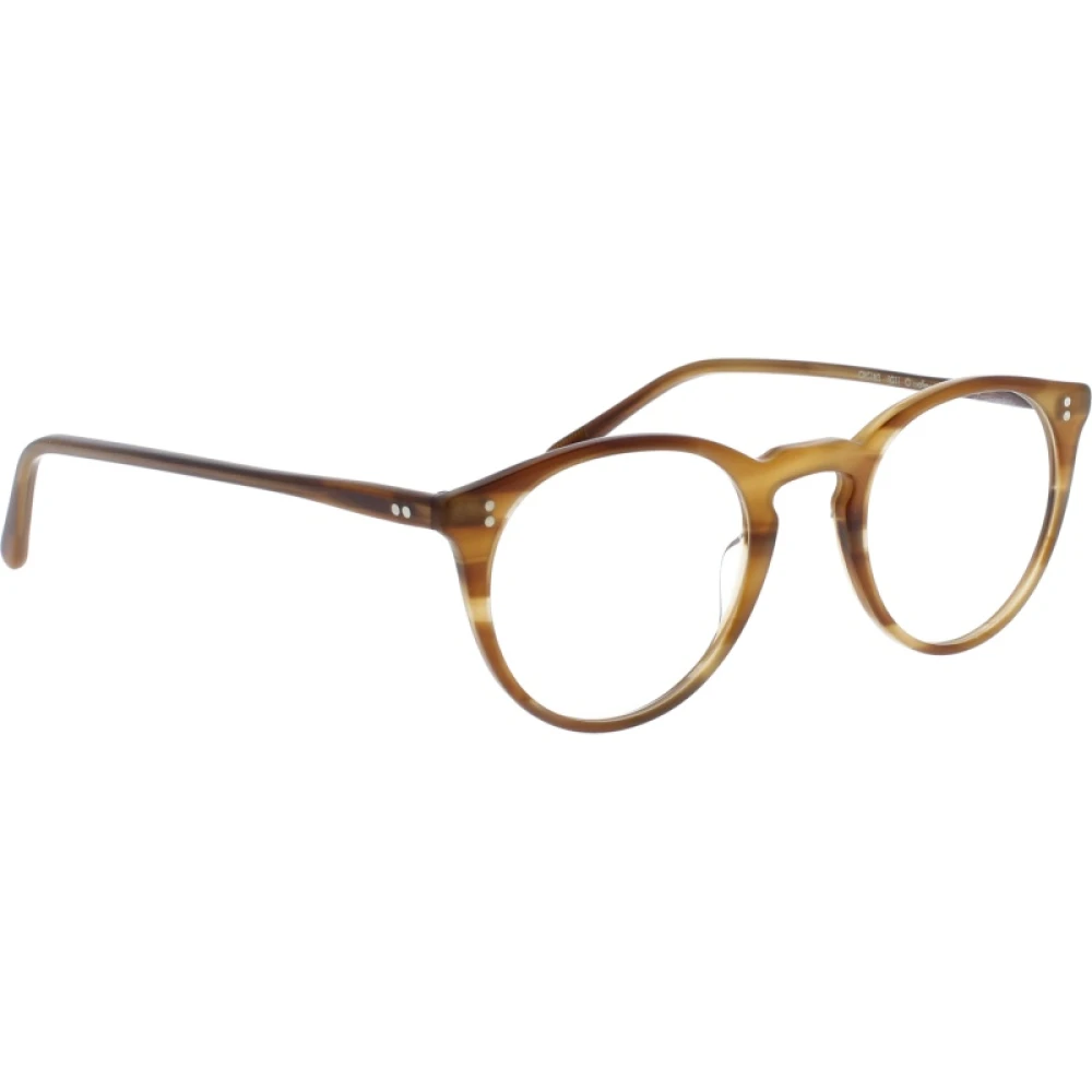 Oliver Peoples Originele voorschriftbrillen met 3 jaar garantie Brown Unisex