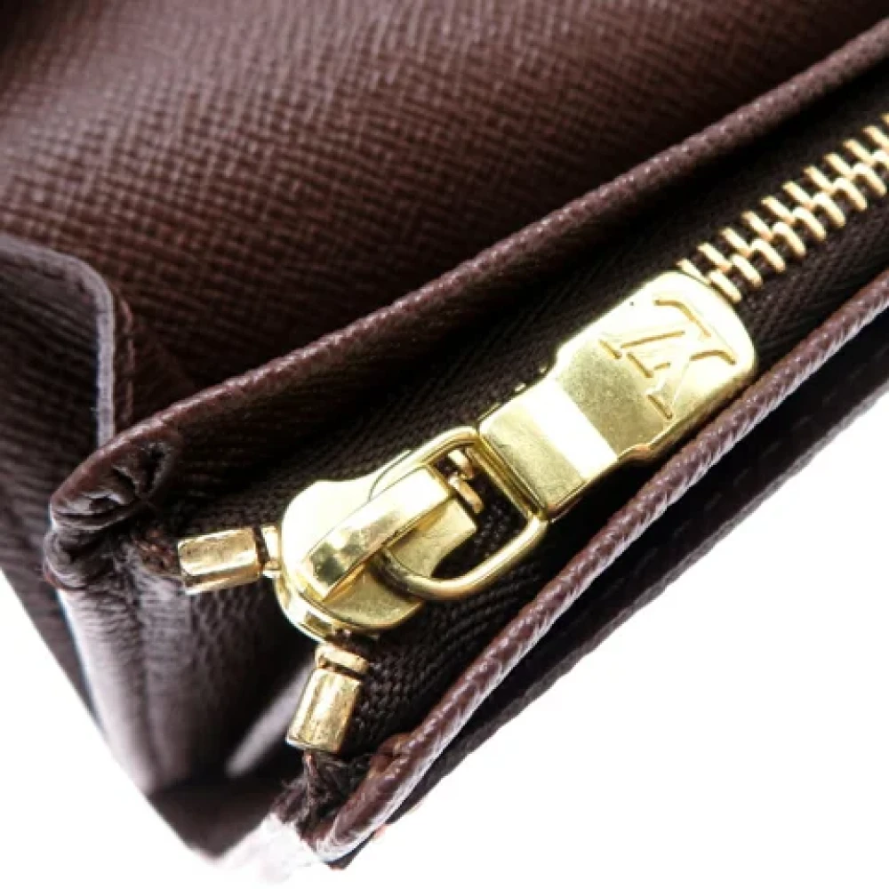 Louis Vuitton Vintage Pre-owned Canvas wallets Brown Dames