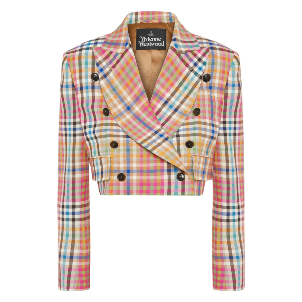 Vivienne Westwood Women's Multicolor Blazers, M, Ls Cut Off Jacket