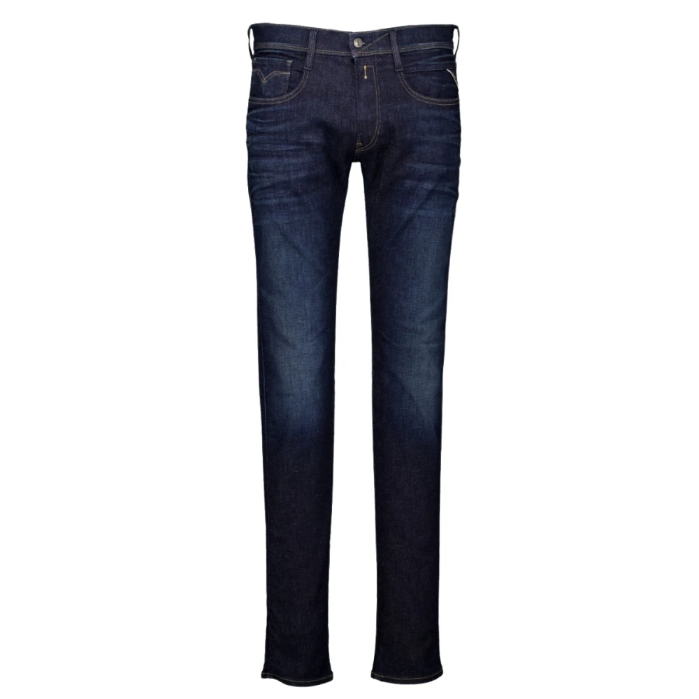 Replay Men's Blue Stylish Model Jeans - Slim Fit Jeans - W36 L36 - Jeans