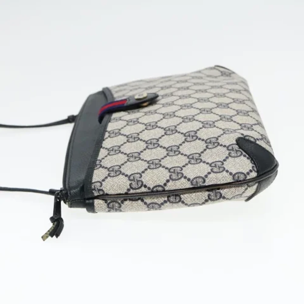 Gucci Vintage Pre-owned Leather gucci-bags Blue Dames