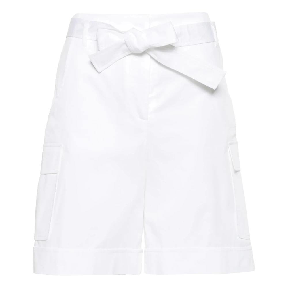 Eleventy Women's White Bermuda Shorts