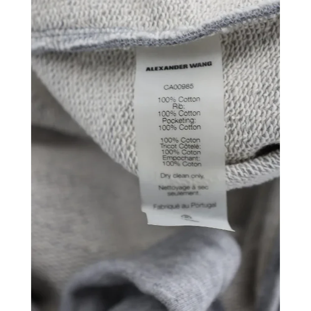 Alexander Wang Pre-owned Cotton dresses Gray Dames
