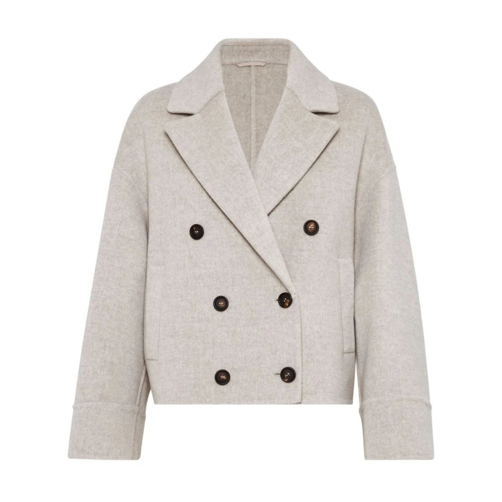 BRUNELLO CUCINELLI Stijlvolle Damesjas voor Aw24 Gray Dames