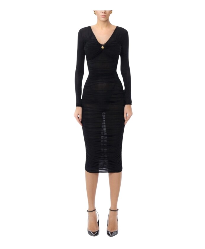 robe-midi-avec-fermoir-bijou