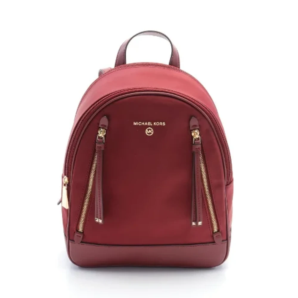 Michael Kors Pre-owned Canvas backpacks Brown Dames