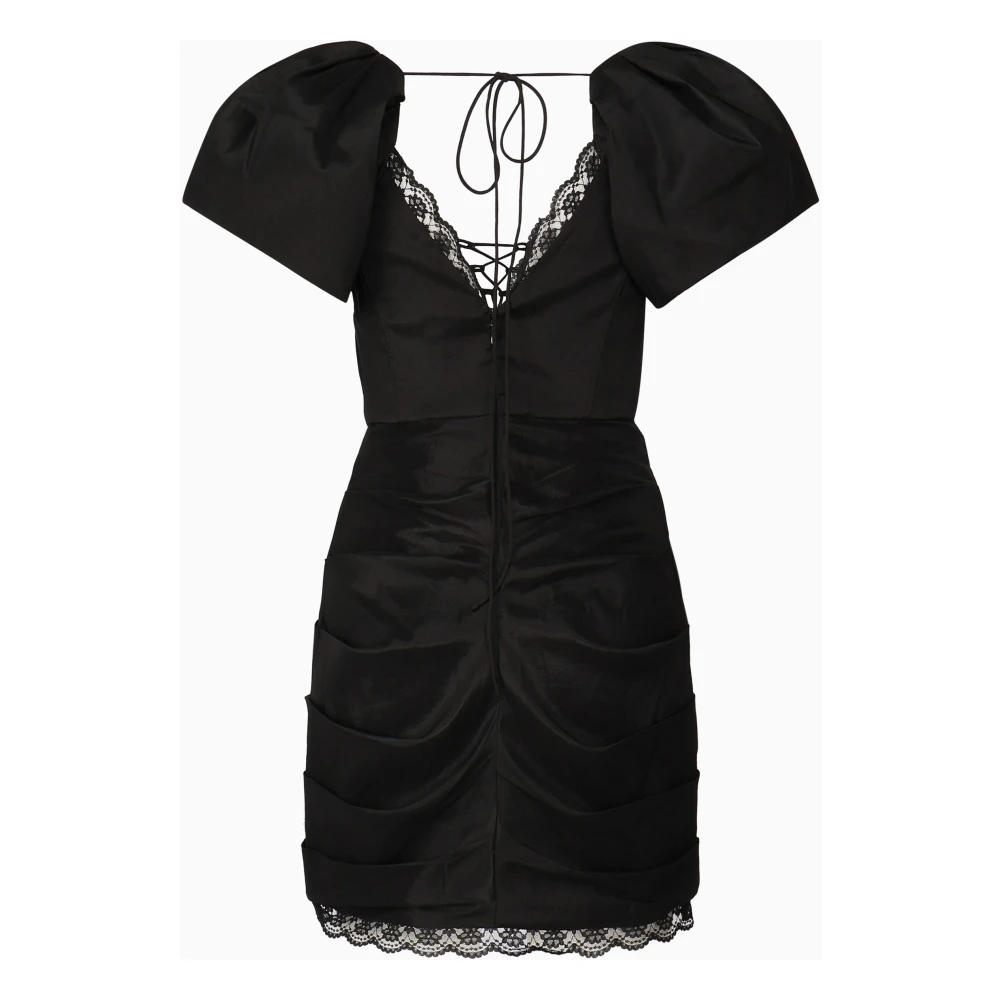 For Love & Lemons Zwarte jurken met functionele schouder Black Dames