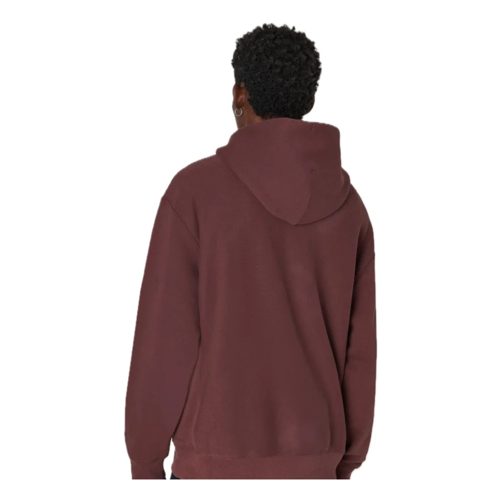 Champion Geborstelde Fleece Hoodie Collectie Red Heren