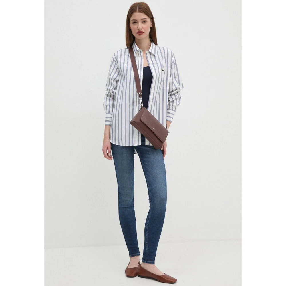 Calvin Klein Jeans High Rise Skinny Jeans in Denim Blue Dames