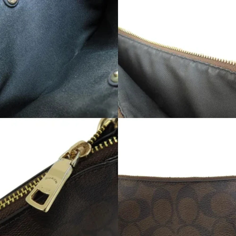 Coach Pre-owned Plastic shoulder-bags Black Dames