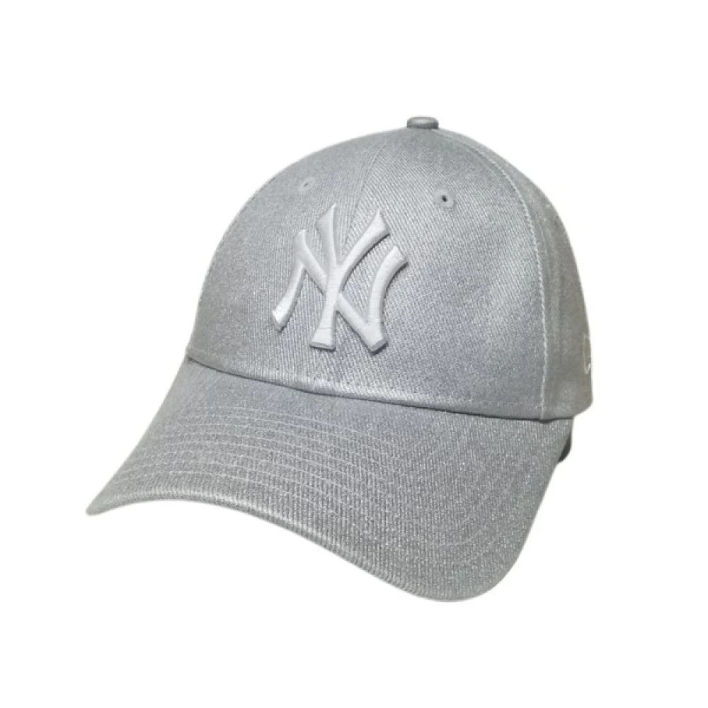 new era Yankees Denim Pet voor Vrouwen Gray Unisex