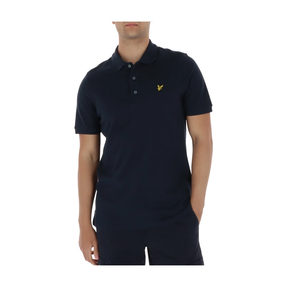 Lyle & Scott Men's Blue Polo Shirt - Polo Shirts - L - Tops