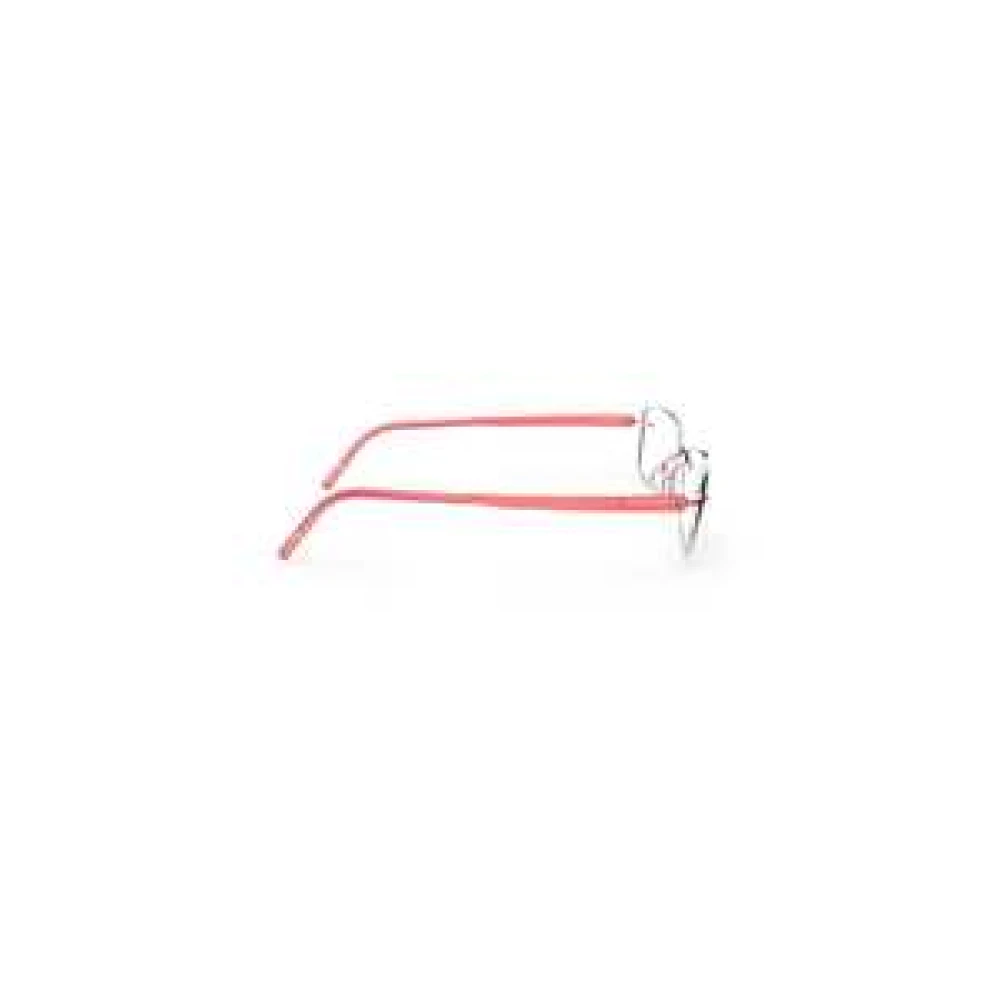 Silhouette Stijlvolle Brilmontuur Pink Unisex