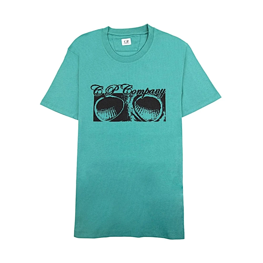 C.P. Company Casual Katoenen T-shirt Green Heren