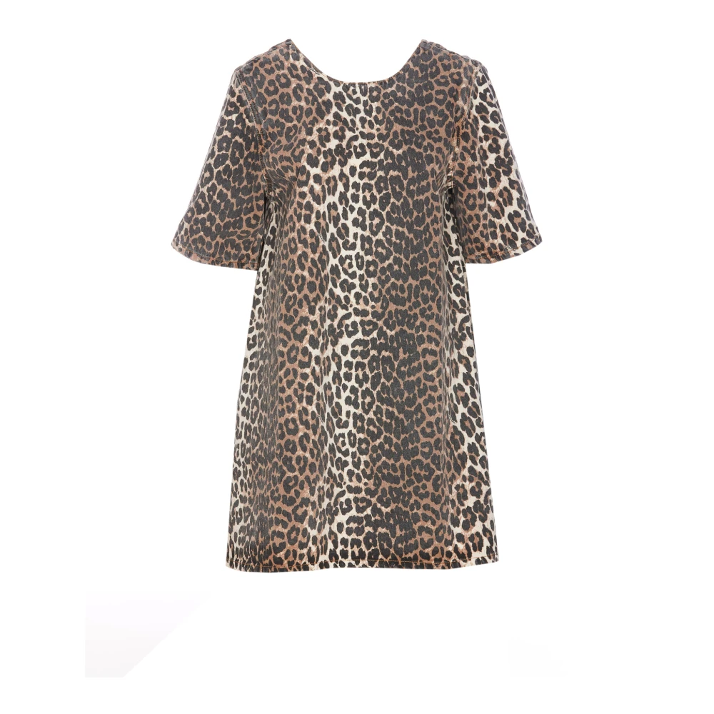 Ganni MultiColour Jurken Brown Dames