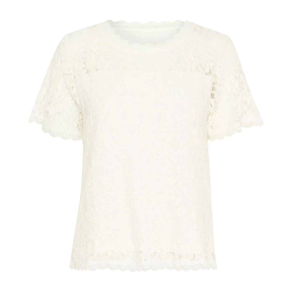 Cream Kanten Blouse Snow White Dames