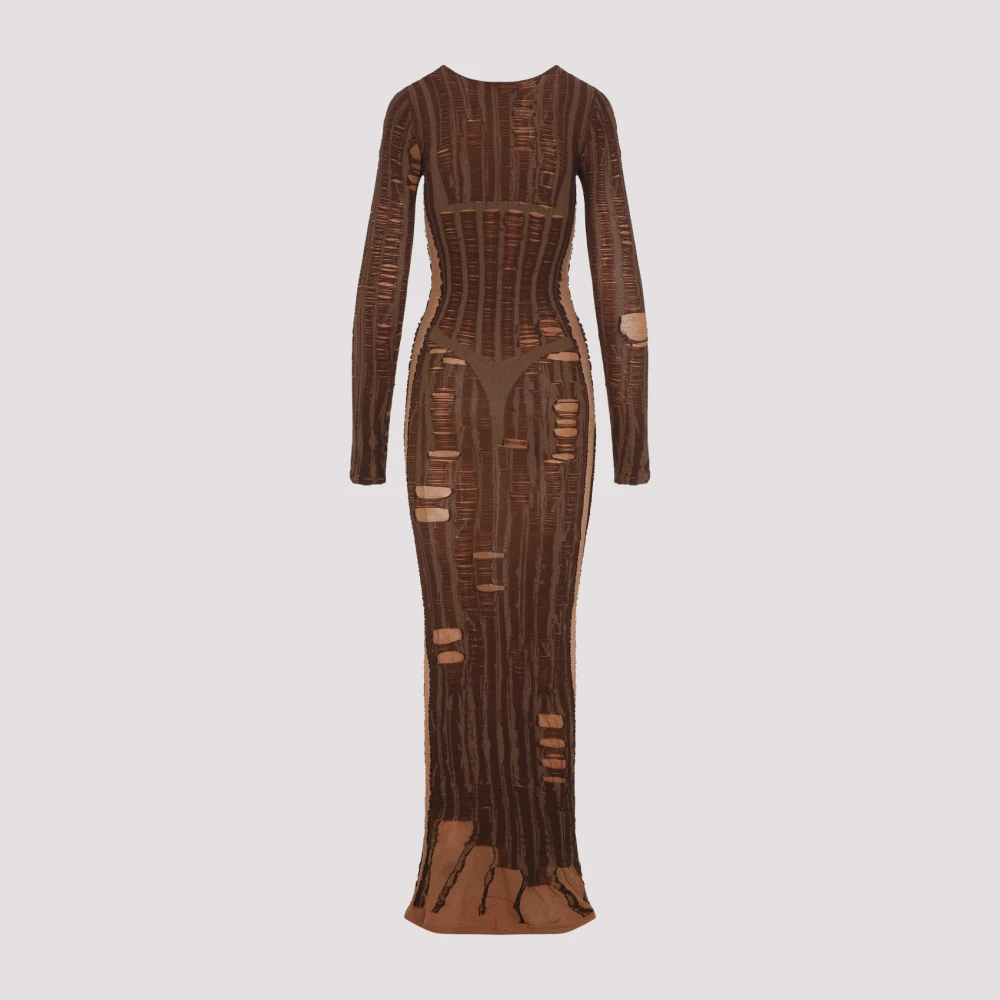 Diesel Bruine Jurk voor Vrouwen Brown Dames