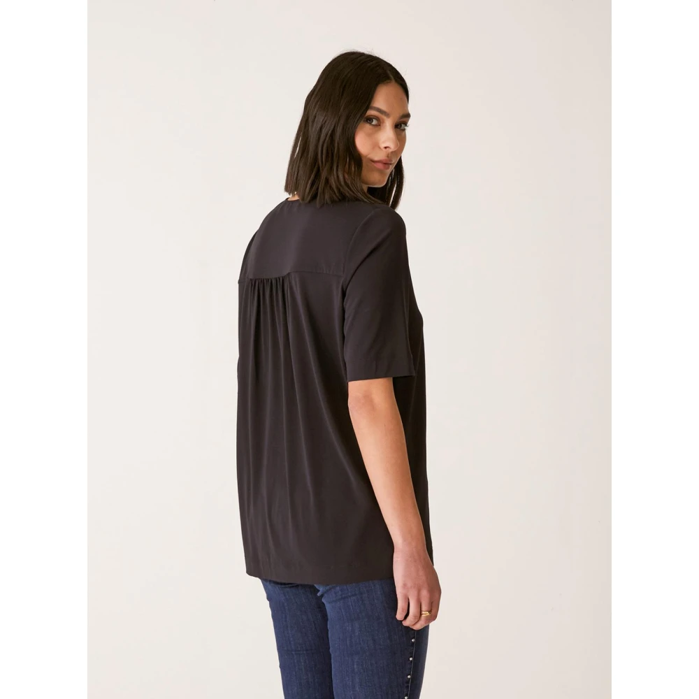 Elena Mirò Jersey Shirt Blue Dames