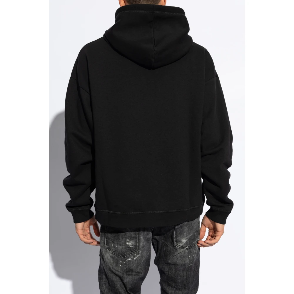 Dsquared2 Sweatshirt met logo Black Heren