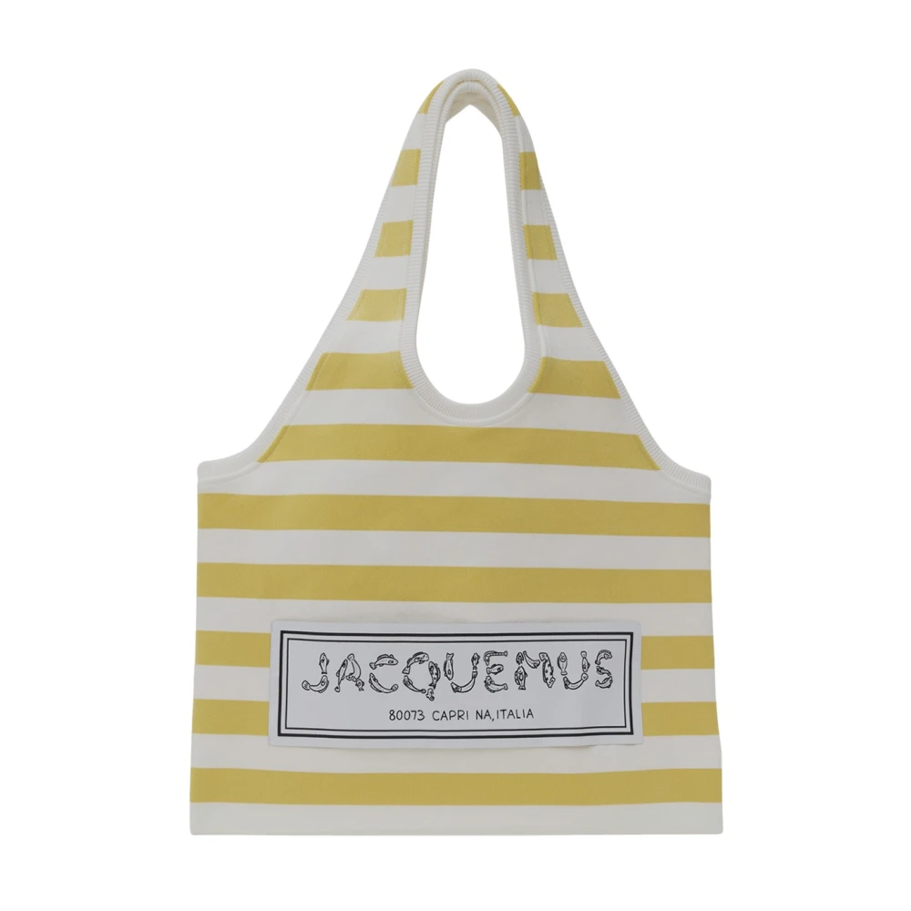 Jacquemus Canvas Marcel Tas Yellow Dames