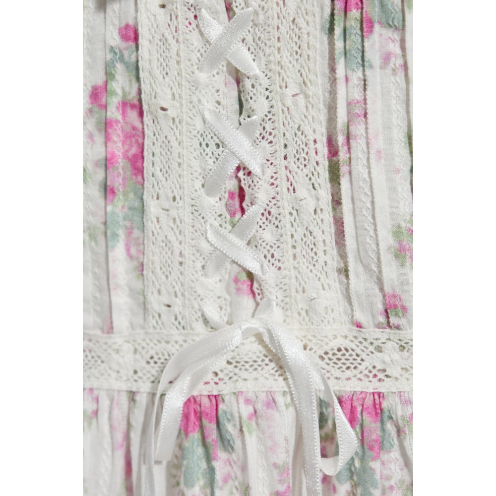 Loveshackfancy Trevina Rok White Dames