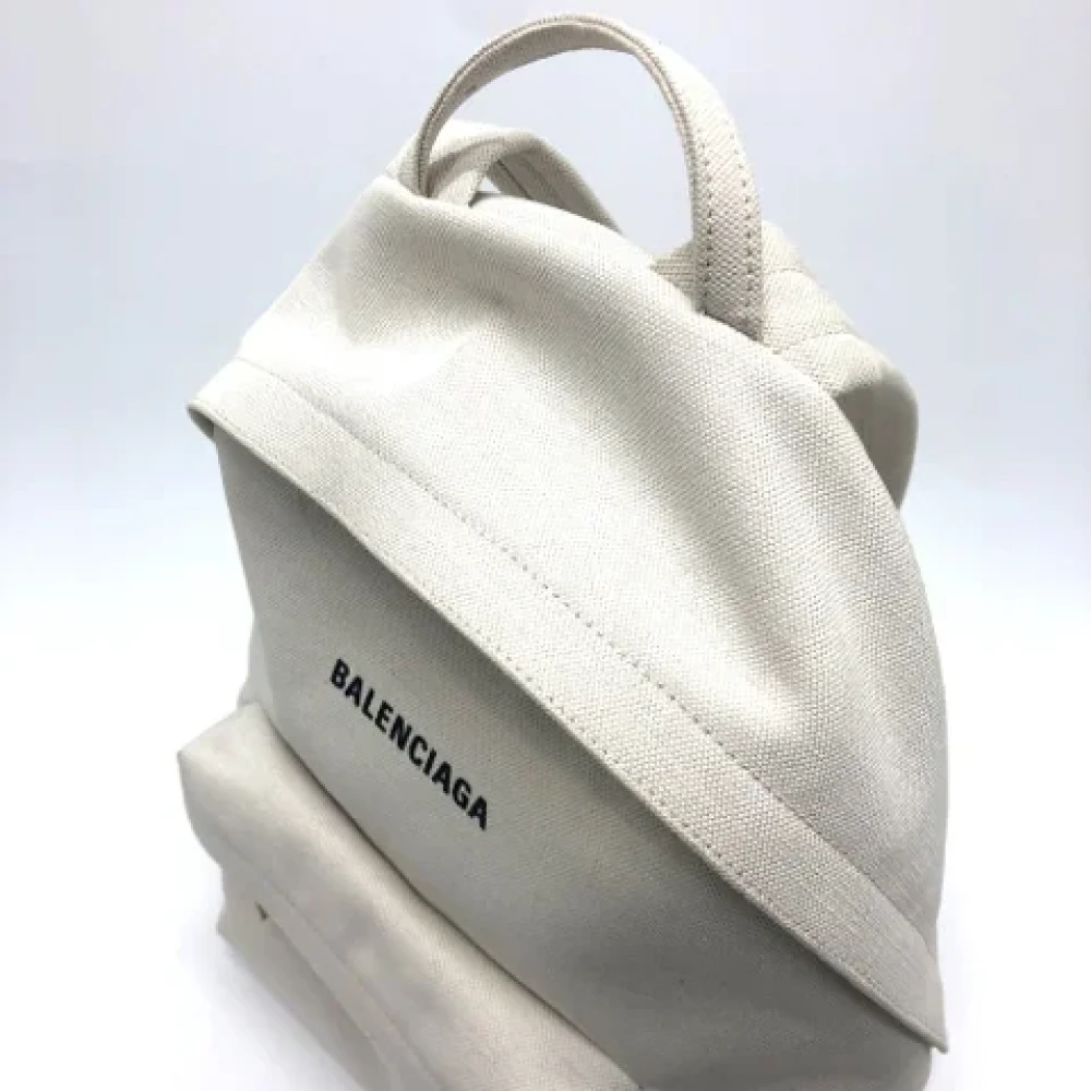 Balenciaga Vintage Pre-owned Fabric balenciaga-bags White Heren