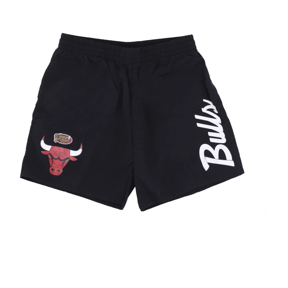 Mitchell & Ness Men's Black Chicago Bulls Nba Shorts