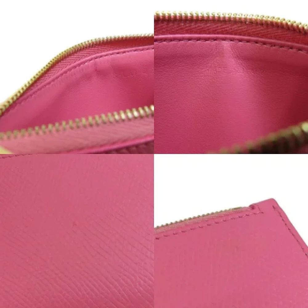 Celine Vintage Pre-owned Leather home-office Pink Dames