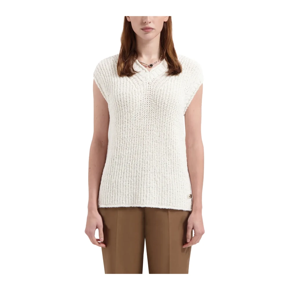 Olaf Hussein Women's Blanc Vest Slub - Image 2