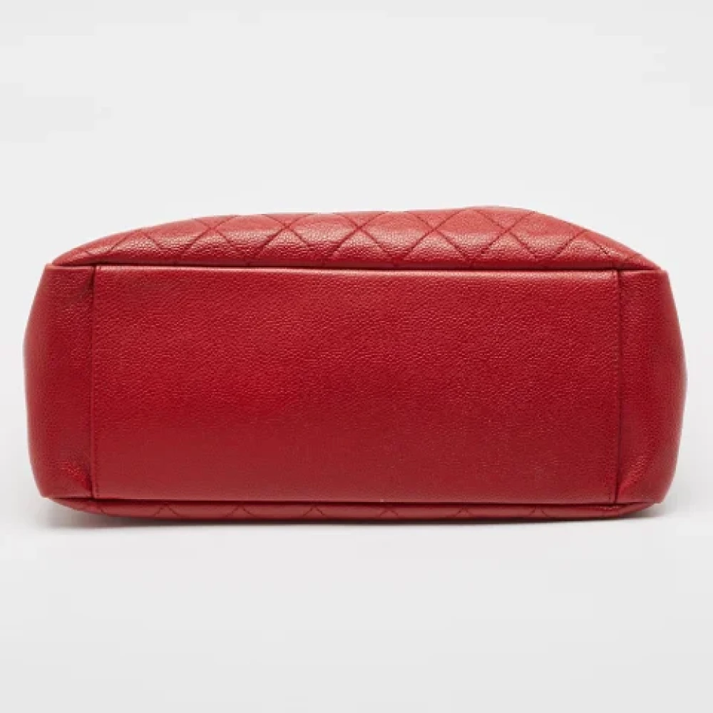Chanel Vintage Pre-owned Leather chanel-bags Red Dames