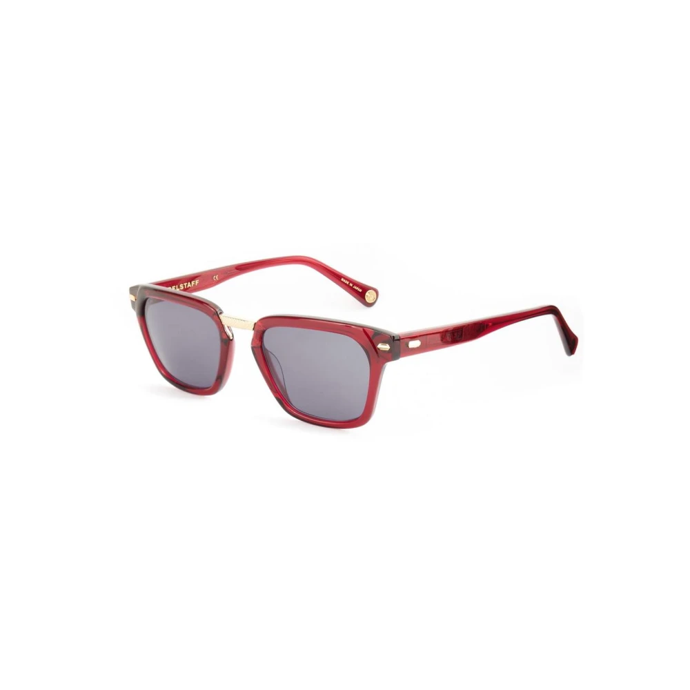 Belstaff Women's Red Acetate Square Frame Sunglasses