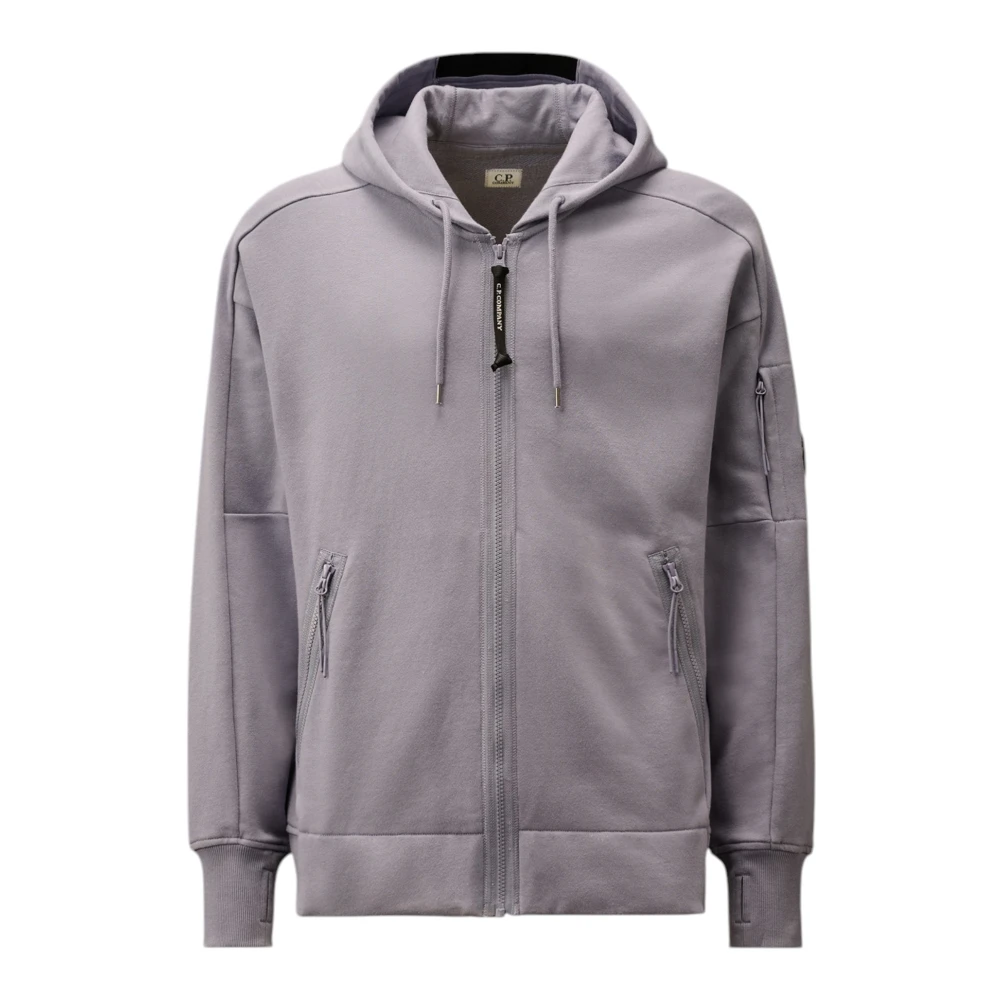 C.p. Company Men's Gray Grey Hooded Sweatshirt - Zip-Throughs - 2XL - Sweatshirts & Hoodies