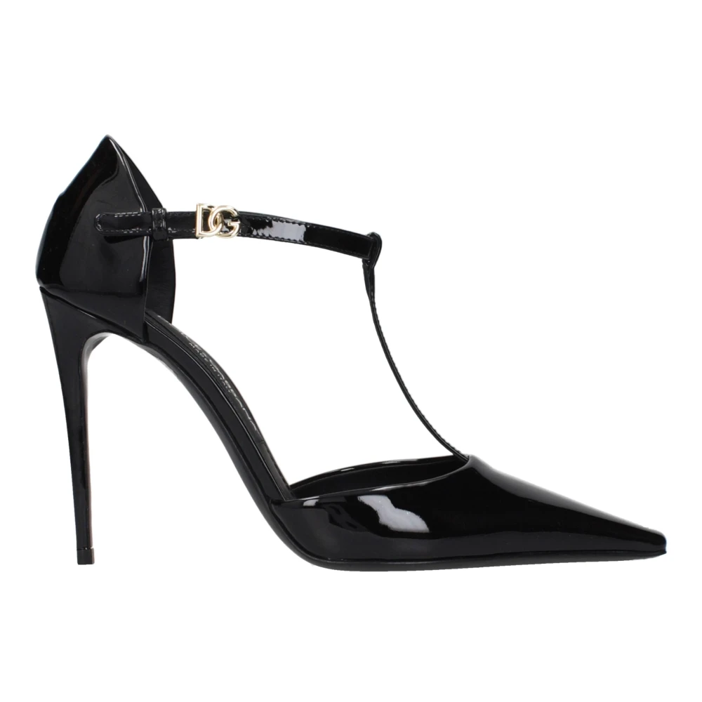 Dolce & Gabbana Women's Black Leather Pumps