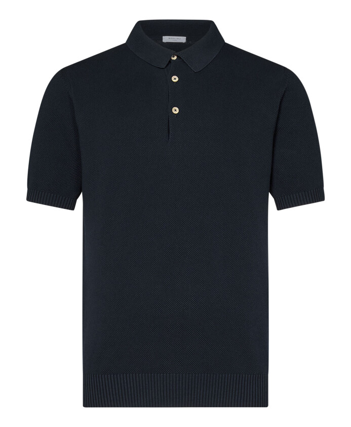 polo-bleu-a-manches-courtes