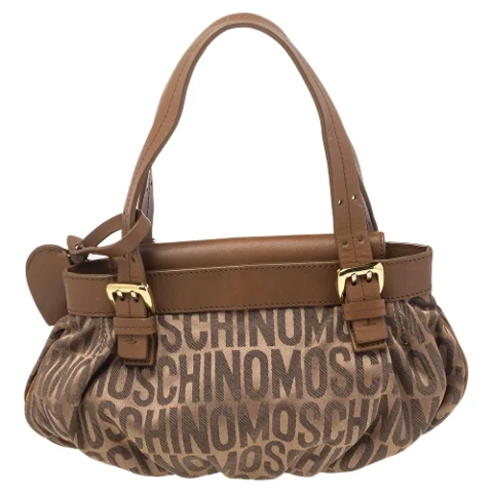 Moschino Pre-Owned Pre-owned Canvas totes Brown Dames