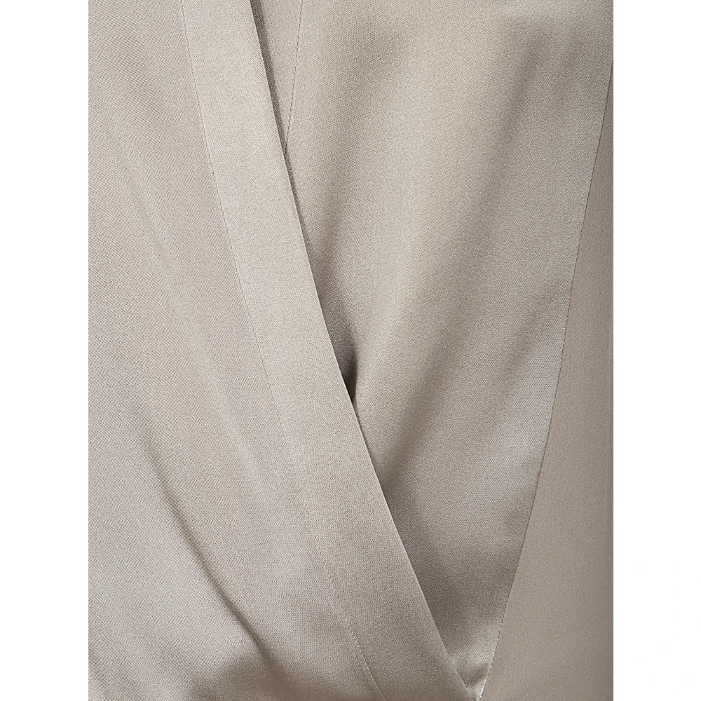 Giorgio Armani Mastic Plastron Shirt Beige Dames