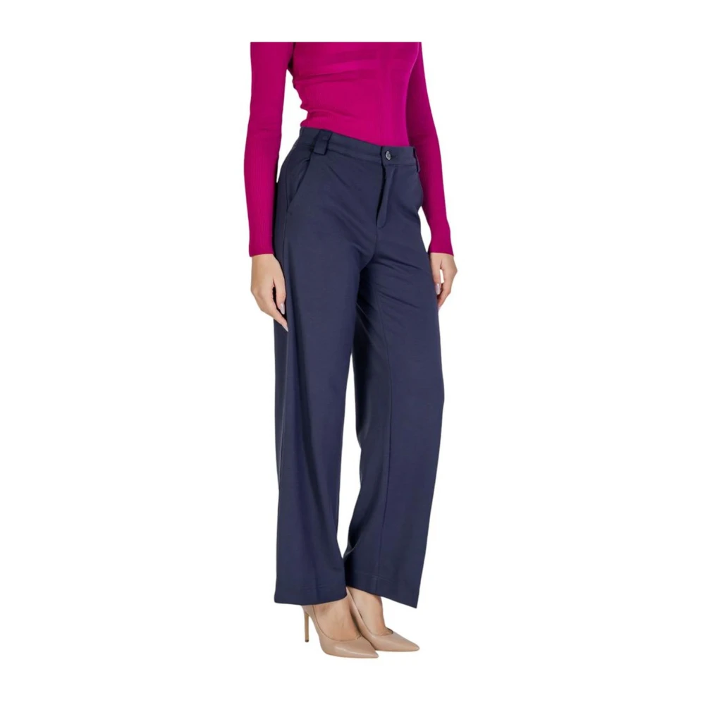 Street One Viscose Blend Dames Jeans & Broeken Blue Dames