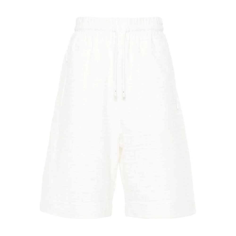 Fendi Casual Shorts White Heren
