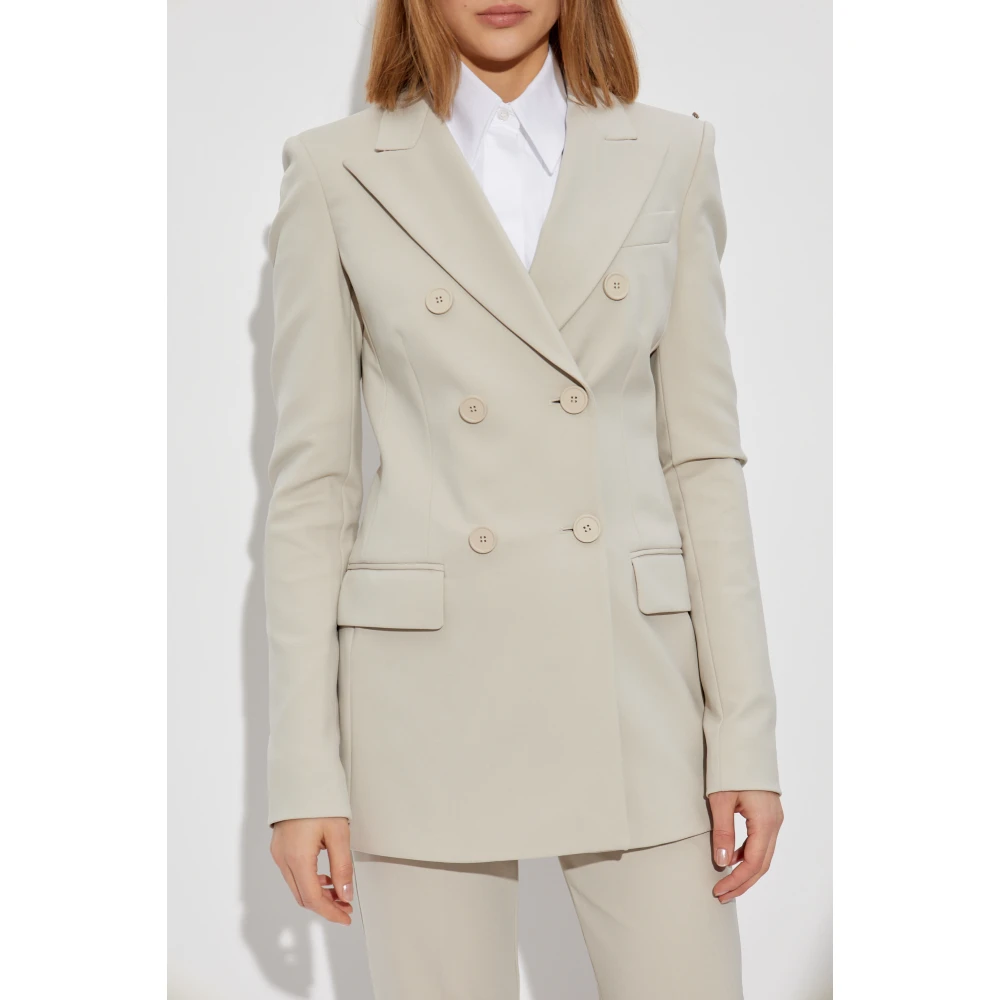SPORTMAX Dubbelrijige blazer Frizzo Beige Dames