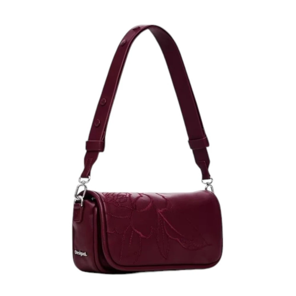 Desigual Stijlvolle Polyethyleen Handtas Dames Collectie Red Dames
