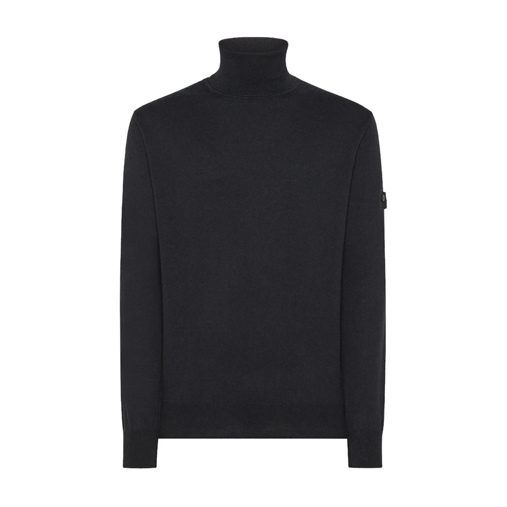 Peuterey Blauwe Wollen Trui Urban Stijl Blue Heren