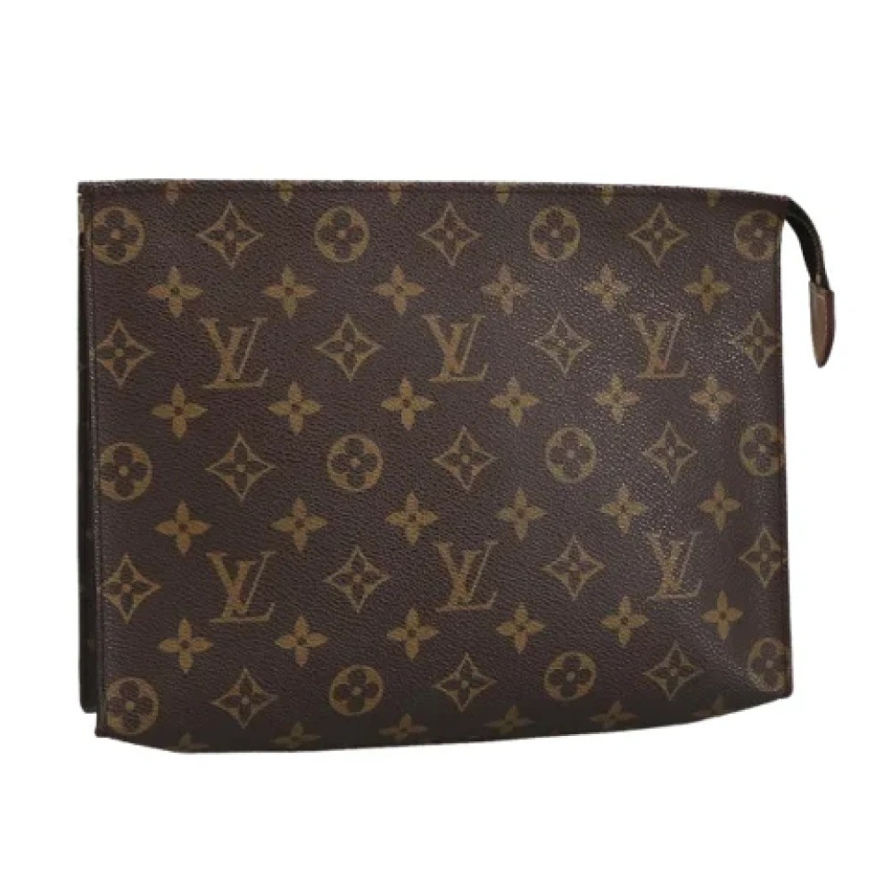 Louis Vuitton Vintage Pre-owned Canvas pouches Brown Dames